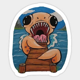 Lake monster Sticker